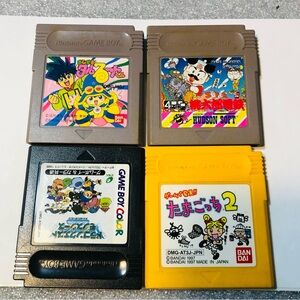Lot Of 4 JAPANESE Nintendo Game Boy Game IMPORTS US Seller TESTED Works